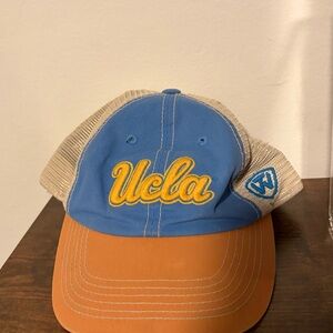 UCLA trucker hat blue and brown